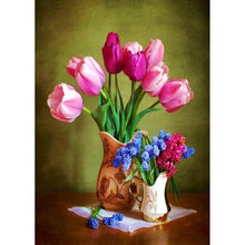Load image into Gallery viewer, Flowers - Full Drill Diamond Painting