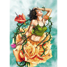 Load image into Gallery viewer, Flowers - Full Drill Diamond Painting