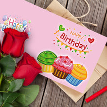 Load image into Gallery viewer, 12pcs/Set-Birthday-Diamond Greeting Cards