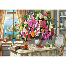 Load image into Gallery viewer, Full Colorful Flowers - Full Drill Diamond Painting