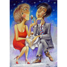 Load image into Gallery viewer, Drinking Lovers - Full Drill Diamond Painting