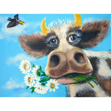 Load image into Gallery viewer, Funny Cow - Full Drill Diamond Painting