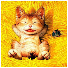 Load image into Gallery viewer, Happy Cat - Full Drill Diamond Painting