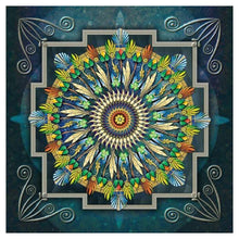 Load image into Gallery viewer, Ethnic Flower - Full Drill Diamond Painting - 40x40cm
