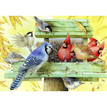 Load image into Gallery viewer, Nest Colorful Bird Animal - Full Drill Diamond Painting