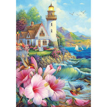 Load image into Gallery viewer, Seaside HouseArt - Full Drill Diamond Painting