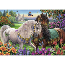 Load image into Gallery viewer, Garden Horses - Full Drill Diamond Painting