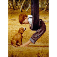 Load image into Gallery viewer, Little Boy and Dog - Full Drill Diamond Painting