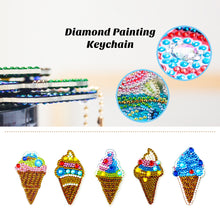 Load image into Gallery viewer, 5pcs Ice Cream DIY Keychain