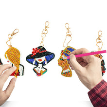 Load image into Gallery viewer, 5pcs Woman DIY Keychain