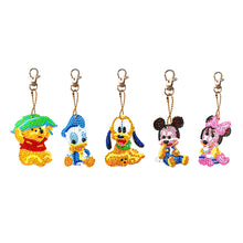 Load image into Gallery viewer, 5pcs Disney DIY Keychain