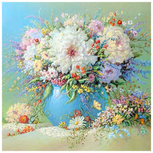 Load image into Gallery viewer, Table Flowers-Full Drill Diamond Painting