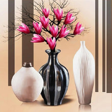 Load image into Gallery viewer, Vase - Full Drill Diamond Painting - 45x45cm