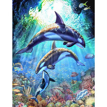 Load image into Gallery viewer, Dolphin Horse - Full Drill Diamond Painting