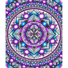 Load image into Gallery viewer, Purple Mandala  - Full Drill Diamond Painting