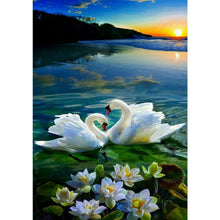 Load image into Gallery viewer, Swan Lake - Full Drill Diamond Painting