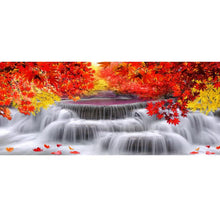 Load image into Gallery viewer, Maple Waterfall - Full Drill Diamond Painting - 100x50cm