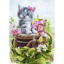 Load image into Gallery viewer, Cat - Full Drill Diamond Painting