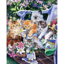 Load image into Gallery viewer, Cat - Full Drill Diamond Painting