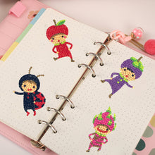 Load image into Gallery viewer, 8pcs-Fruit Kid-Diamond Painting Free Stickers