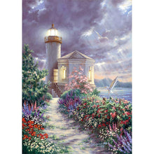 Load image into Gallery viewer, Lighthouse - Full Drill Diamond Painting