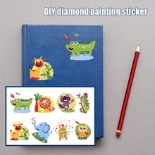 Load image into Gallery viewer, 8pcs-Animal-Diamond Painting Free Stickers