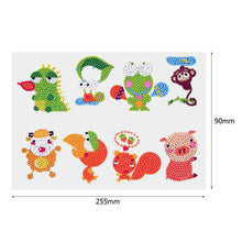 Load image into Gallery viewer, 8pcs-Animal-Diamond Painting Free Stickers