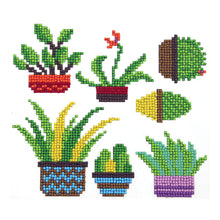 Load image into Gallery viewer, 7pcs-Plant-Diamond Painting Free Stickers