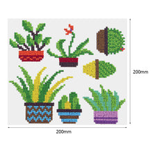 Load image into Gallery viewer, 7pcs-Plant-Diamond Painting Free Stickers