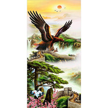 Load image into Gallery viewer, Soaring Eagle - Full Drill Diamond Painting - 45x85cm
