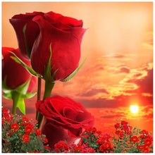 Load image into Gallery viewer, Rose Flower - Full Drill Diamond Painting