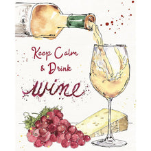 Load image into Gallery viewer, Wine Glass - Full Drill Diamond Painting