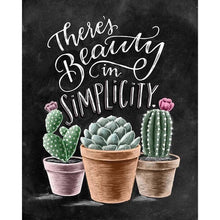 Load image into Gallery viewer, There's beauty in simplicity - Full Drill Diamond Painting