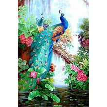Load image into Gallery viewer, Peacock - Full Drill Diamond Painting