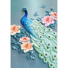 Load image into Gallery viewer, Peacock - Full Drill Diamond Painting