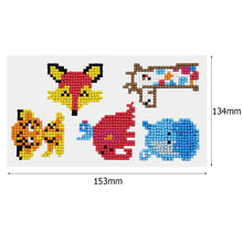 Load image into Gallery viewer, 5pcs-Animal-Diamond Painting Free Stickers