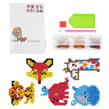 Load image into Gallery viewer, 5pcs-Animal-Diamond Painting Free Stickers