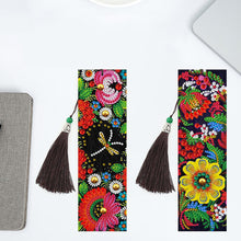 Load image into Gallery viewer, 2pcs Flower-DIY Diamond Painting Bookmark