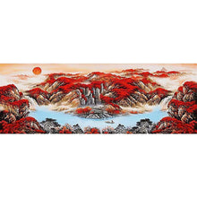 Load image into Gallery viewer, Mountain Scenery - Full Drill Diamond Painting - 80x30cm