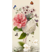 Load image into Gallery viewer, Flower - Full Drill Diamond Painting - 45x85cm