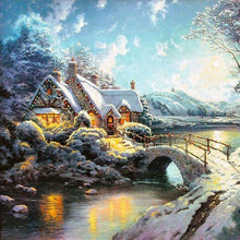 Load image into Gallery viewer, Snow Scene - Full Drill Diamond Painting