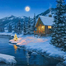 Load image into Gallery viewer, Snow Scene - Full Drill Diamond Painting