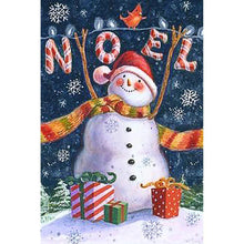 Load image into Gallery viewer, Snowman - Full Drill Diamond Painting