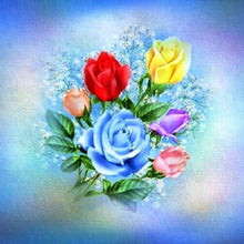 Load image into Gallery viewer, Flowers - Full Drill Diamond Painting