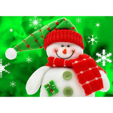 Load image into Gallery viewer, Smile Snowman - Full Drill Diamond Painting