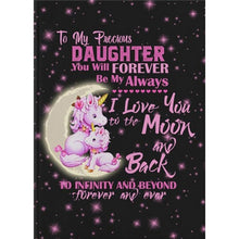 Load image into Gallery viewer, To my daughter - Full Drill Diamond Painting