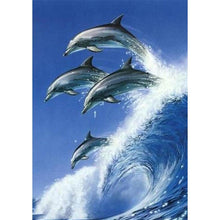Load image into Gallery viewer, Dolphin - Full Drill Diamond Painting