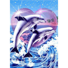 Load image into Gallery viewer, Dolphin - Full Drill Diamond Painting