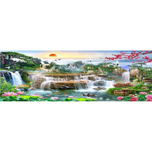 Load image into Gallery viewer, Waterfall - Full Drill Diamond Painting - 100x40cm