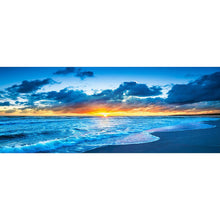 Load image into Gallery viewer, Sunrise at Sea - Full Drill Diamond Painting - 100x40cm
